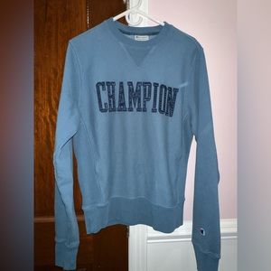 Blue Vintage Champion Crewneck